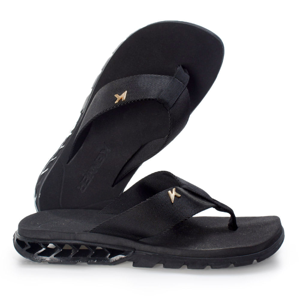 Chinelo Kenner Rakka Preto Masculino itapua