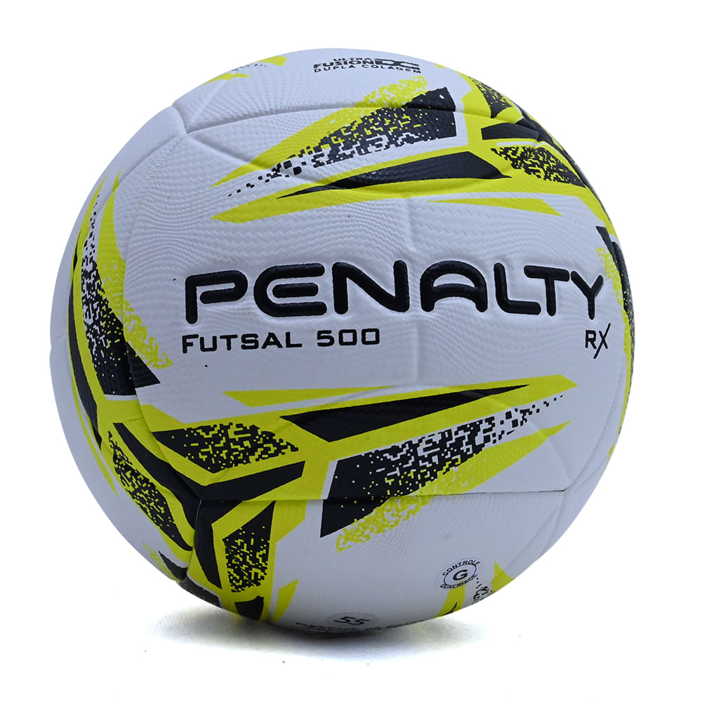 Bola de Futsal Penalty RX 500 XXIII - Branca e Amarela - Mercadão Dos  Esportes, loja de materiais esportivos