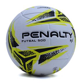 Bola Penalty Rx 500 XXIII Branco Amarelo e Preto Masculino - itapua