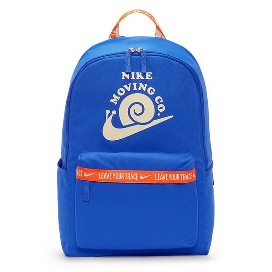 Mochila nike shop cinza e laranja