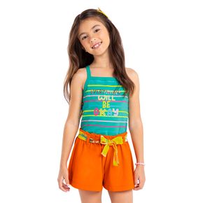 Shorts de Treino Feminino Infantil Play Up Solid - itapua