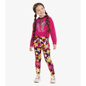 Legging Infantil Estampada Molecotton Rovitex Kids Azul