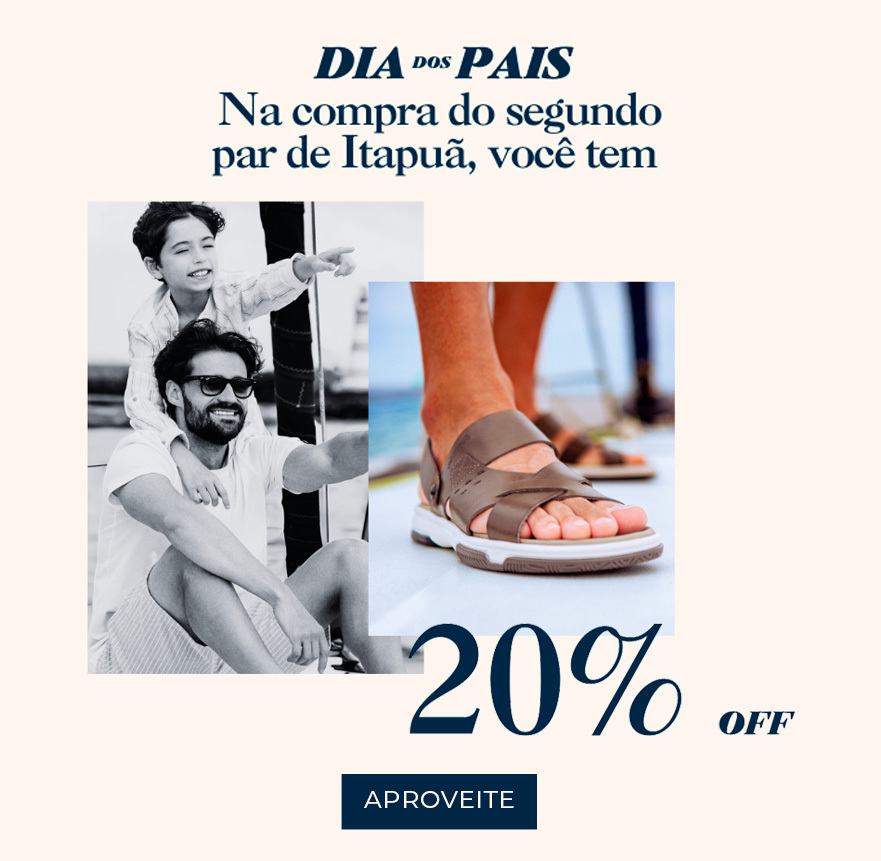 [Camp. Ind] Itapuã - Dia dos Pais (Segundo par com 20% OFF) (22/07-11/08)