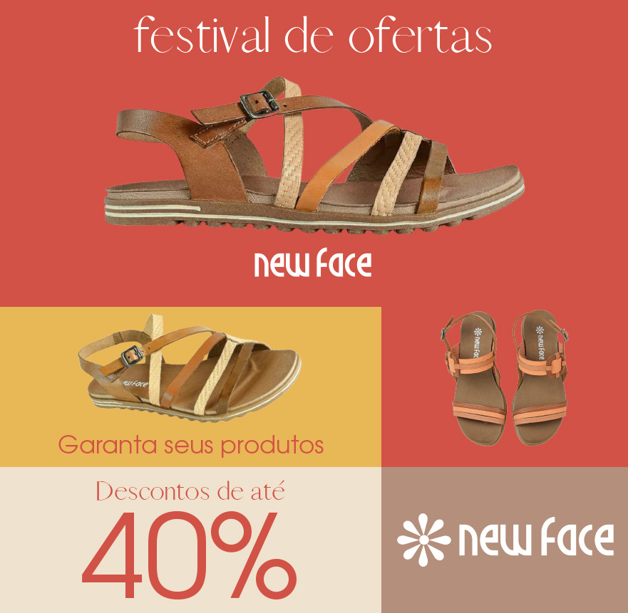 [Camp.Ind] New Face - Descontos de até 40% (14/10 até 25/10)