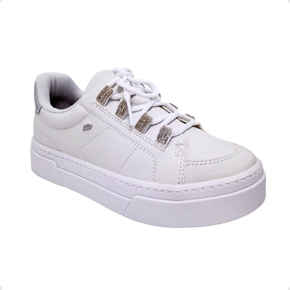 Tênis Casual Tenis Dakota Prata Tênis Moda Feminino Dakota Branco