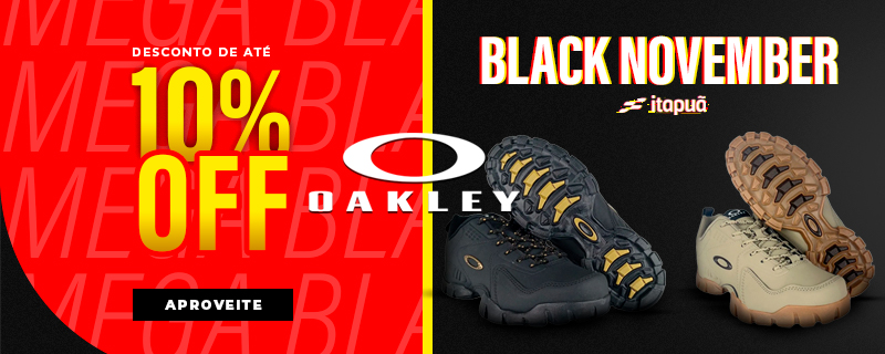 Black November - KYW - Oakley - Desconto 10% (01/11-30/11)