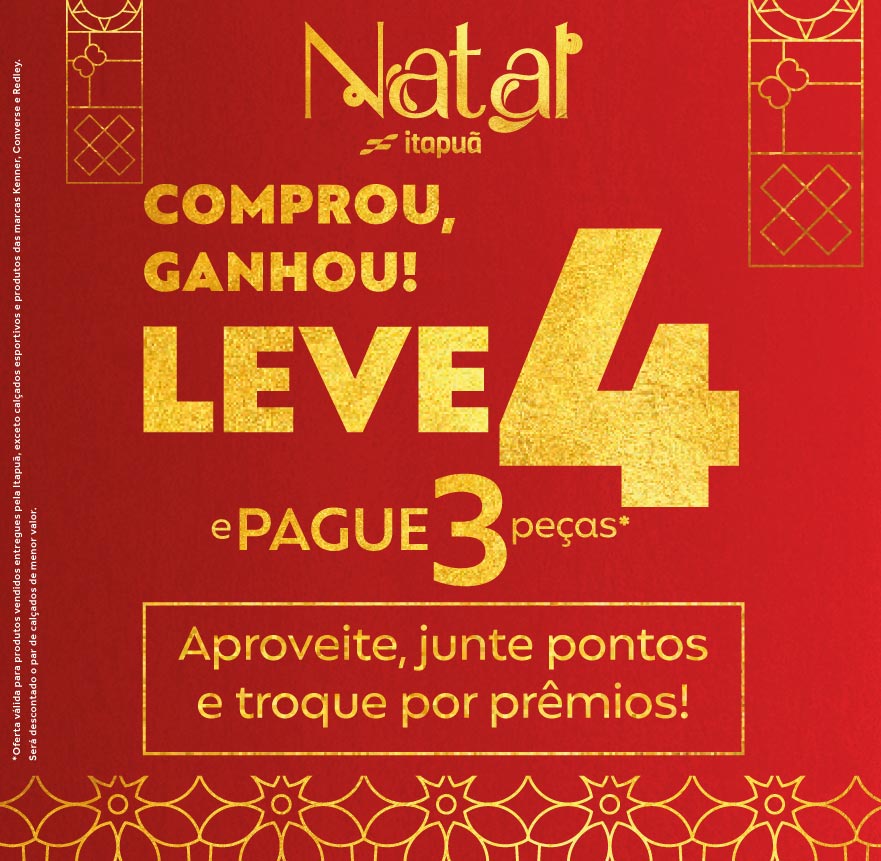 [Camp. Ind]  Natal Pague 3 Leve 4 (16/12 - 25/12)