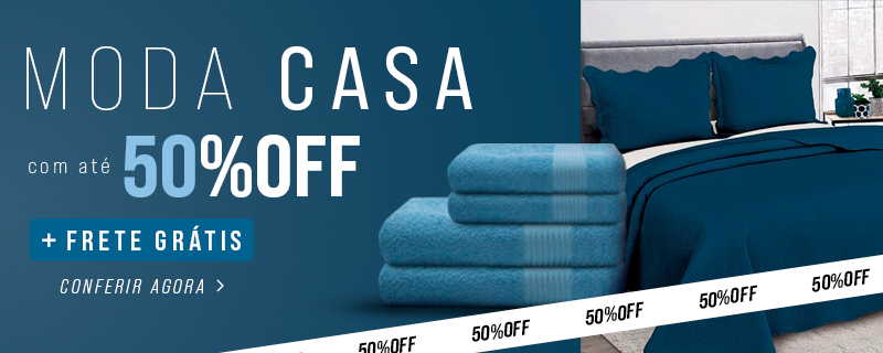 [Camp. Sel] Rovitex Moda Casa com até 50% de desconto + Frete Grátis (01/03-31/03)