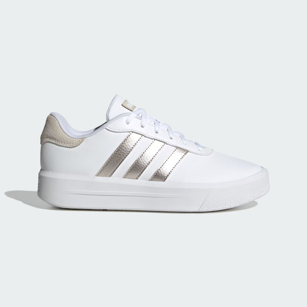 Encontraproduto.com.br - Tenis Casual Fem Casual Adidas Court Platform Id1969-