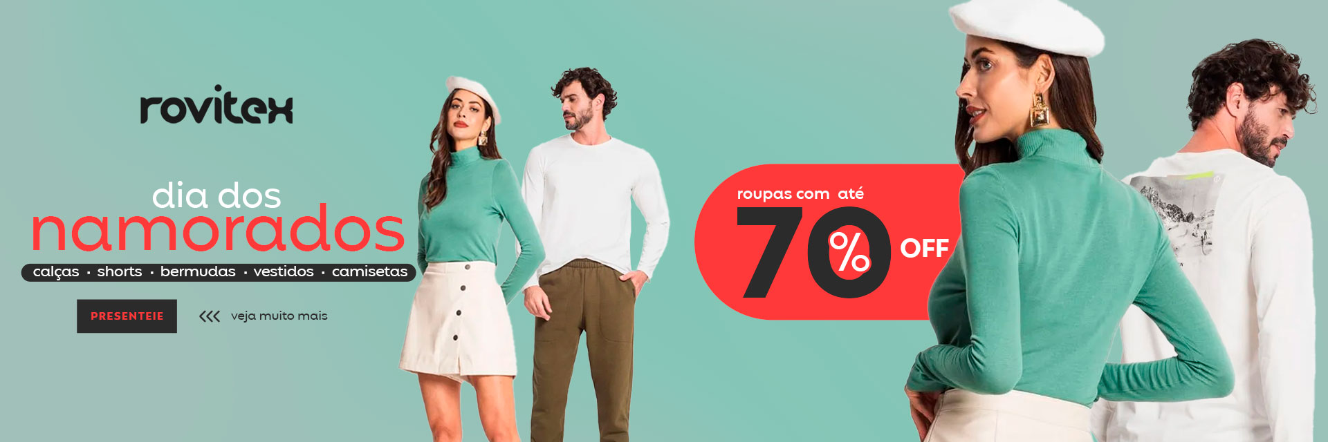 [Camp. Sel] Rovitex dia dos namorados com até  70% de desconto (14/05-12/06)