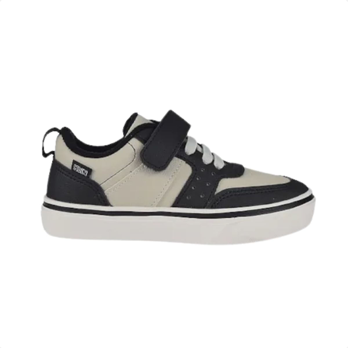 Tênis Casual Infantil Klin Freestyle Cinza E Preto