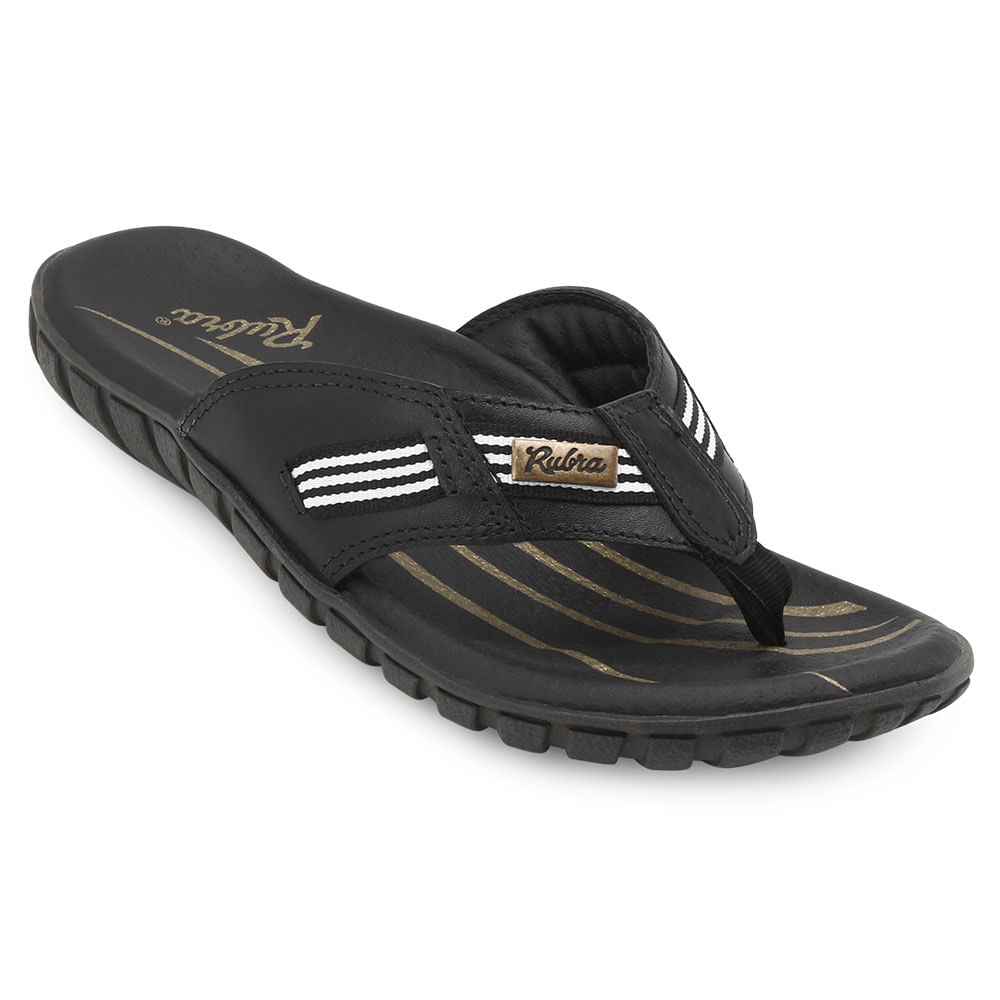Chinelo Rubra RB23-3302 Promoção Preto-Branco