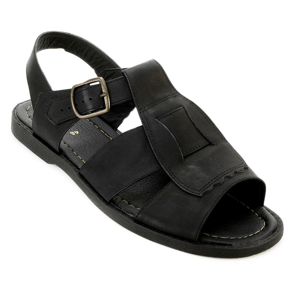 Sandália Rubra 383 Anil-Preto TAM 44 ao 50