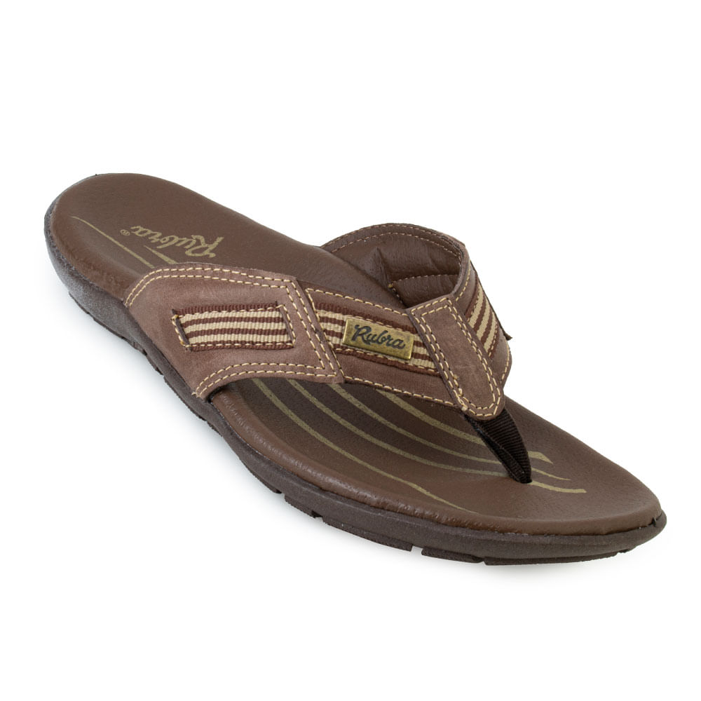 Chinelo Rubra RB23-3302 Promoção Marrom-Bege