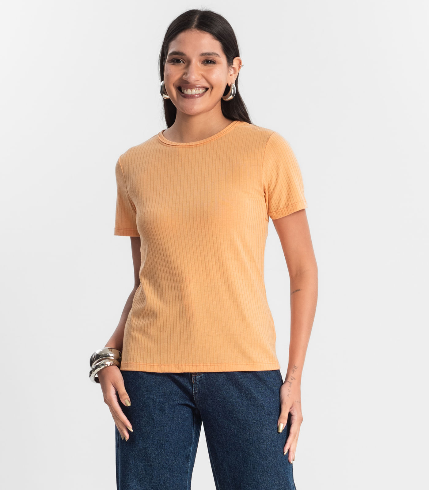Blusa Feminina Ribana Rovitex Laranja
