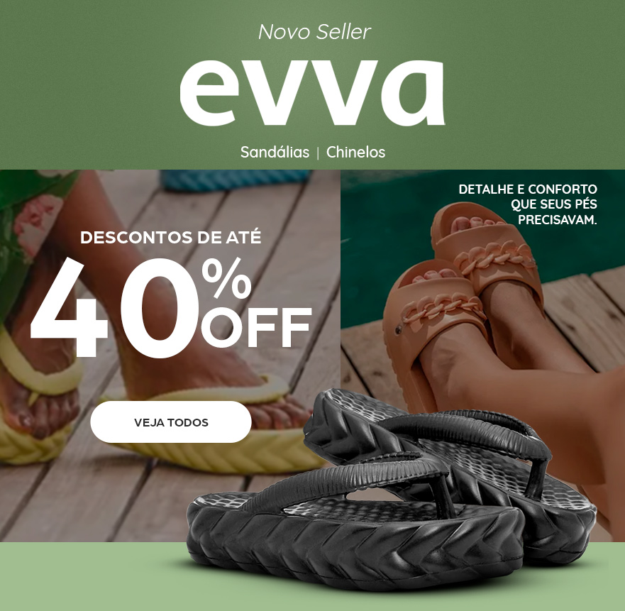 [Camp. Sel] Evva Hit - Sandálias Feminina com descontos de até 40% (31/07 á 31/08)