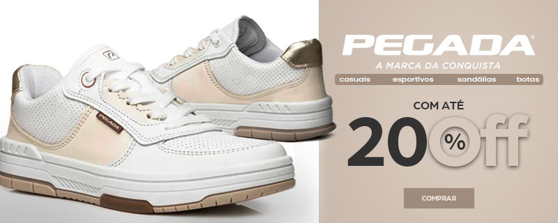 [Camp. Sel] Pegada - Estilo e conforto com até 20% OFF - (05/08 - 31/08)