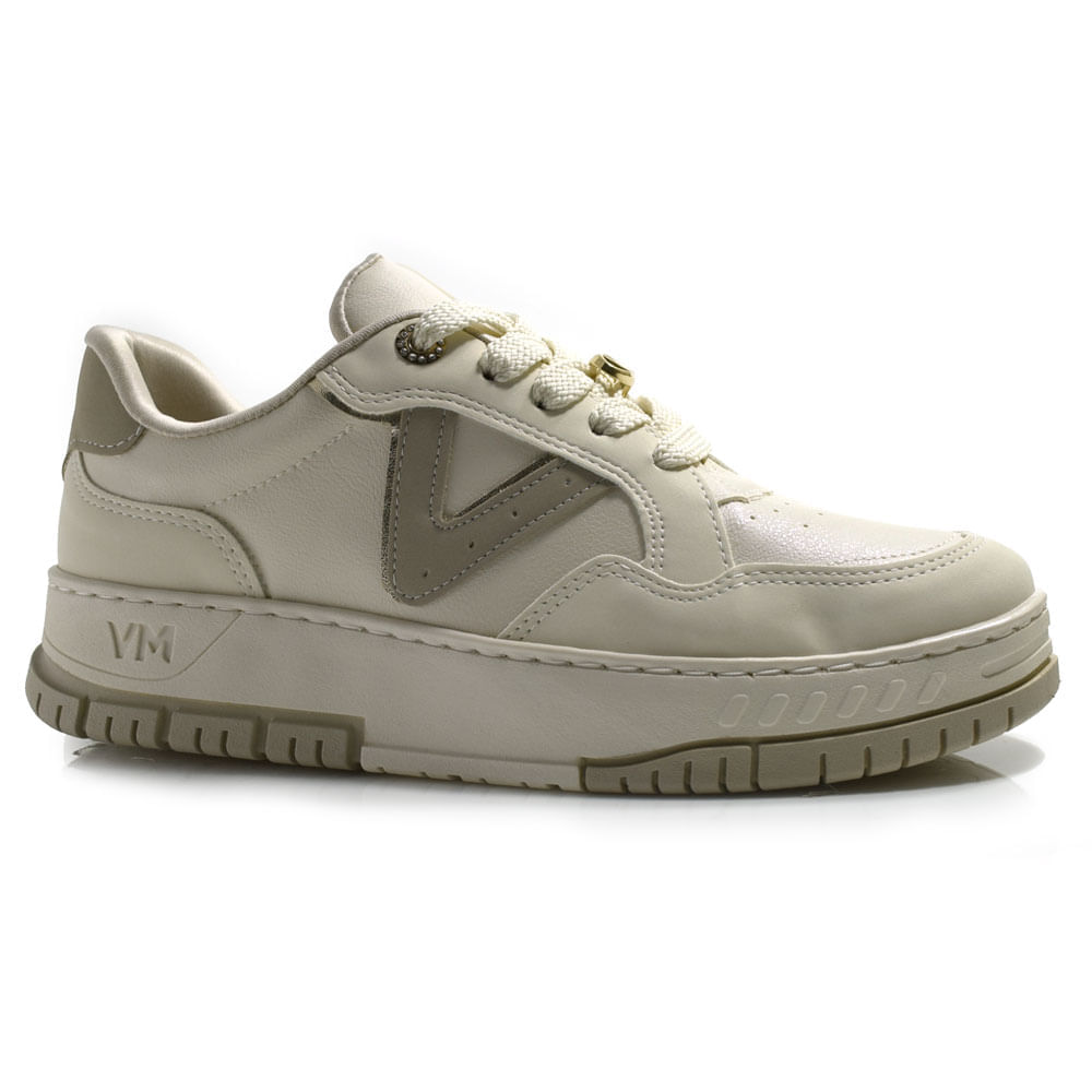 Tênis Casual Feminino Via Marte Bege 219-006-02